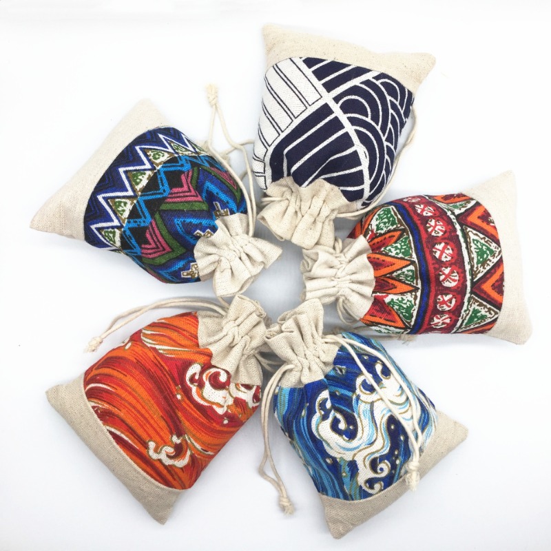 Ethnic Style Drawstring Bag Je – обзор и цена Ethnic Fabric