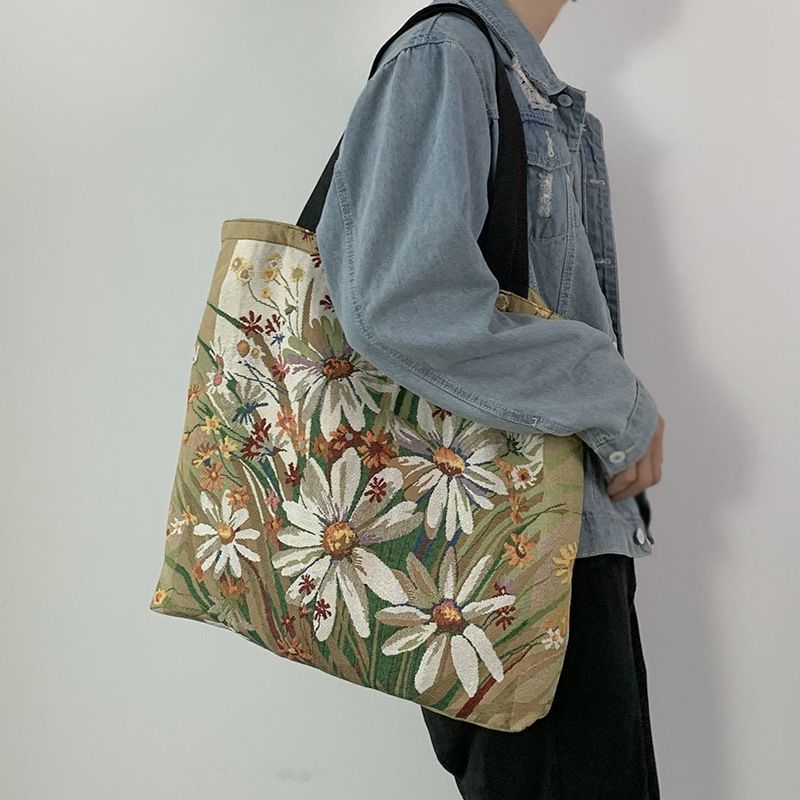 Boho Embroidered Canvas Tote B – обзор и цена Ethnic Fashion Book