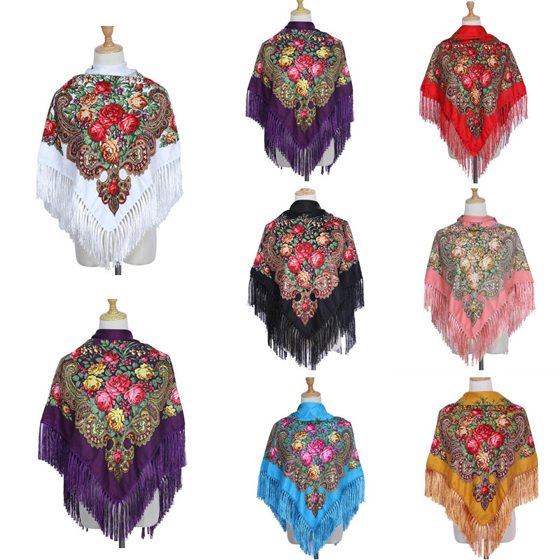 Retro Printed Scarf Winter Boh – обзор и цена Winter Ethnic Fashion For Women