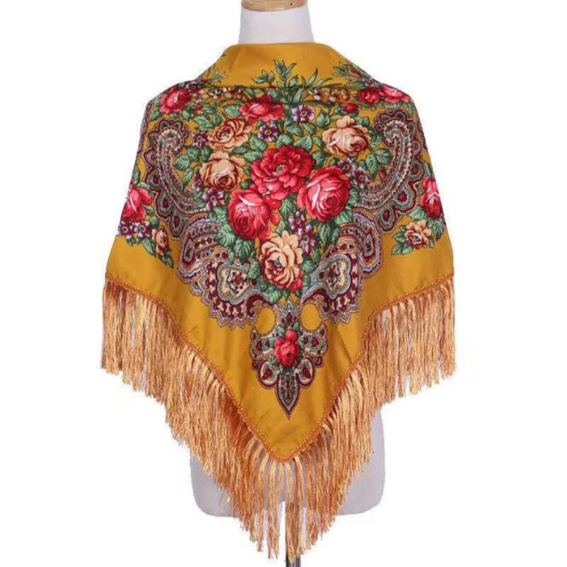 Retro Printed Scarf Winter Boh – обзор и цена Winter Ethnic Fashion For Women