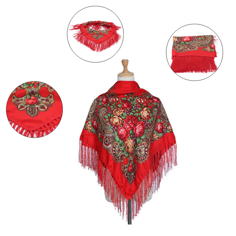 Retro Printed Scarf Winter Boh – обзор и цена Winter Ethnic Fashion For Women