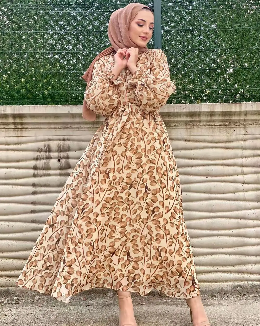 New Summer Floral Abaya Dubai  – обзор и цена Abaya Modest Wear