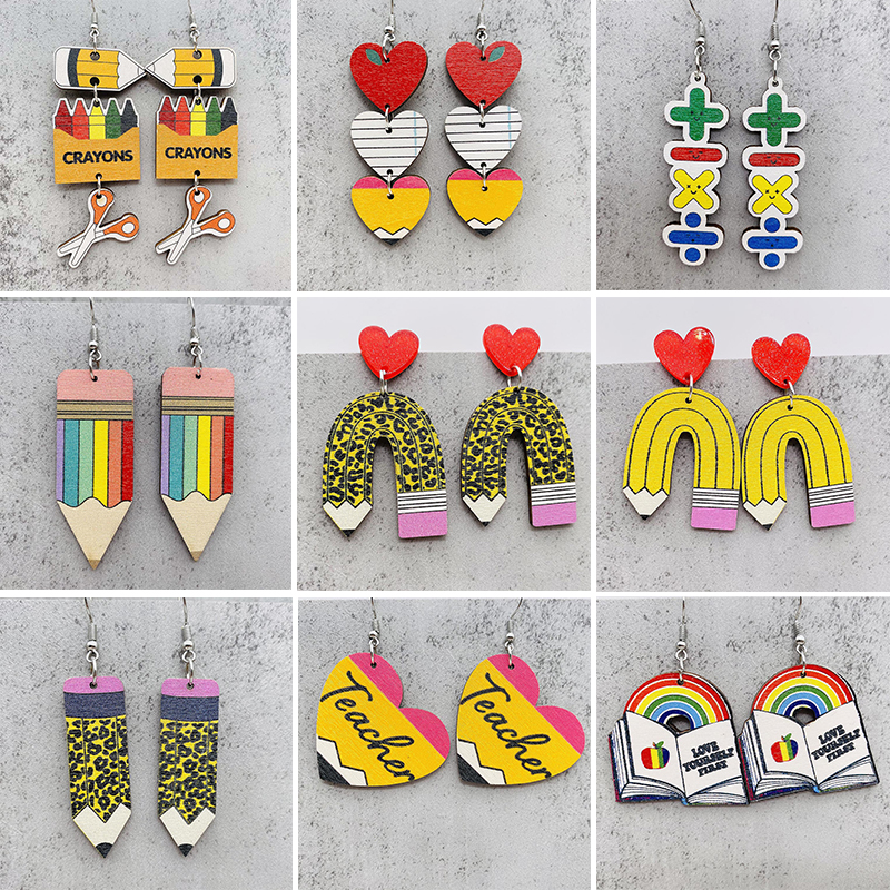 New Teacher Student Earrings L – обзор и цена Ethnic Fashion Book