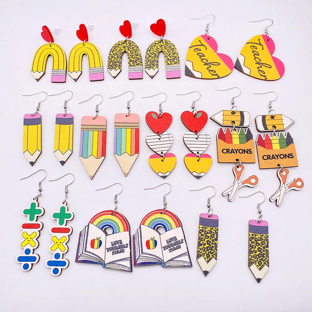 New Teacher Student Earrings L – обзор и цена Ethnic Fashion Book