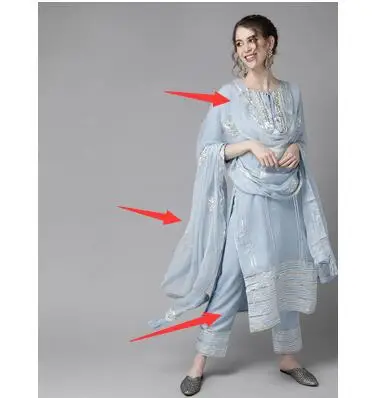 Traditional Indian Punjabi Emb – обзор и цена Salwar Kameez Set