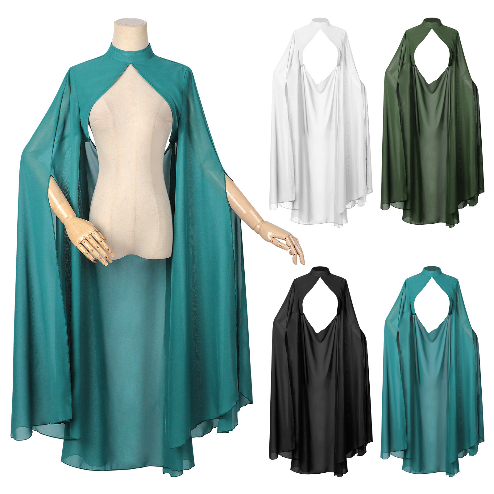 Ladies Green Chiffon Shawl Got – обзор и цена Ethnic Fashion Dress