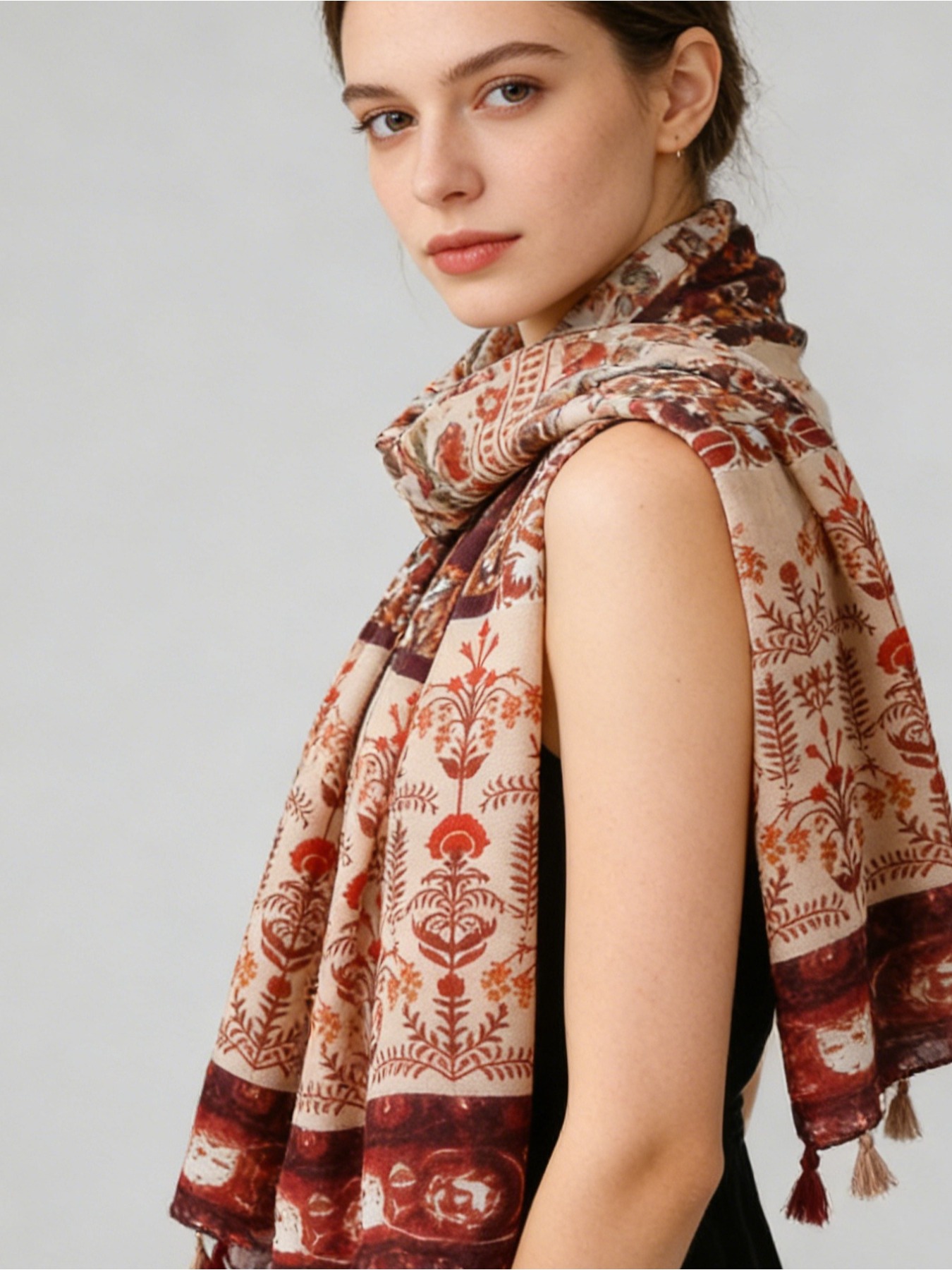 1Pc French retro printing atmo – обзор и цена Go Ethnic Fashion