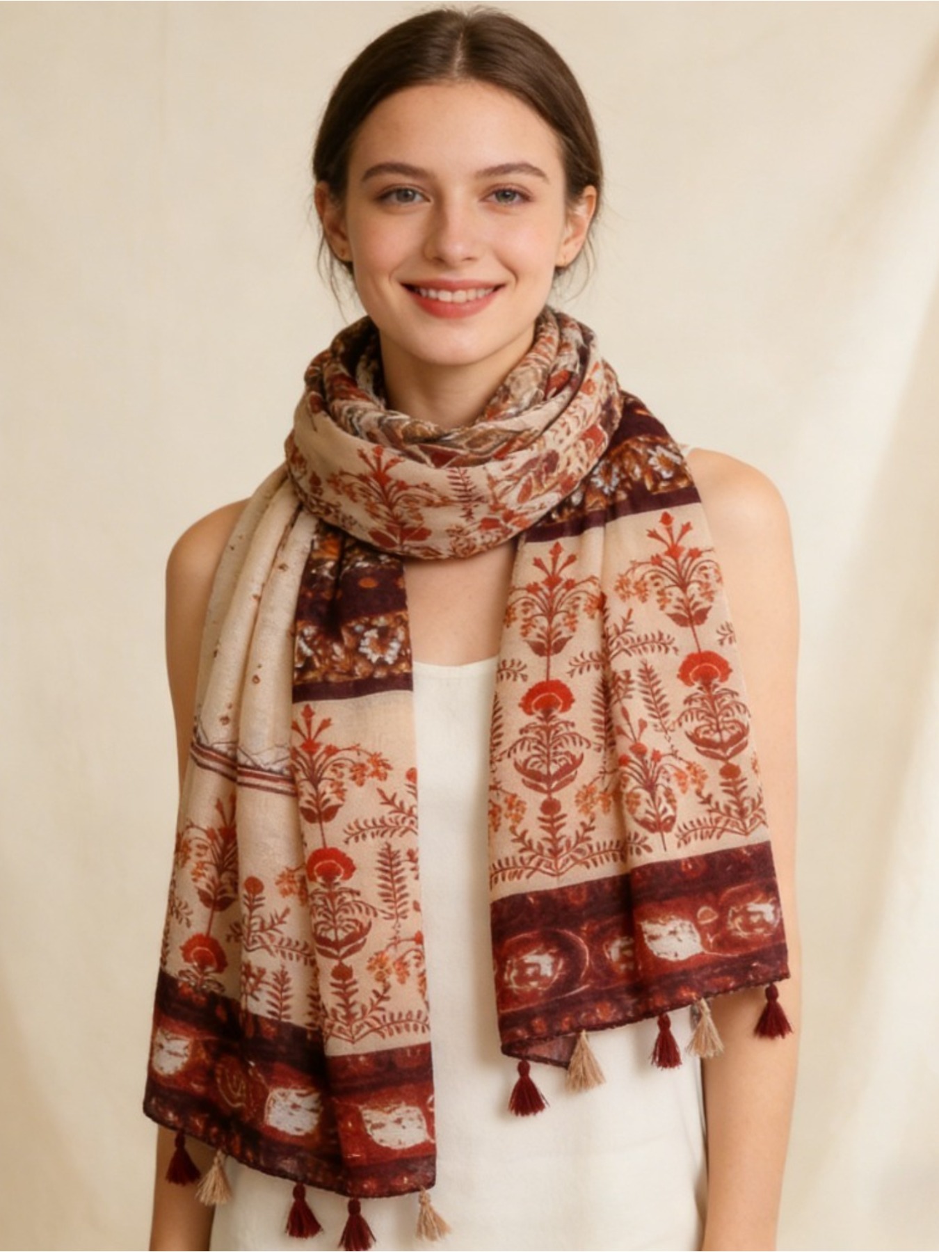 1Pc French retro printing atmo – обзор и цена Go Ethnic Fashion
