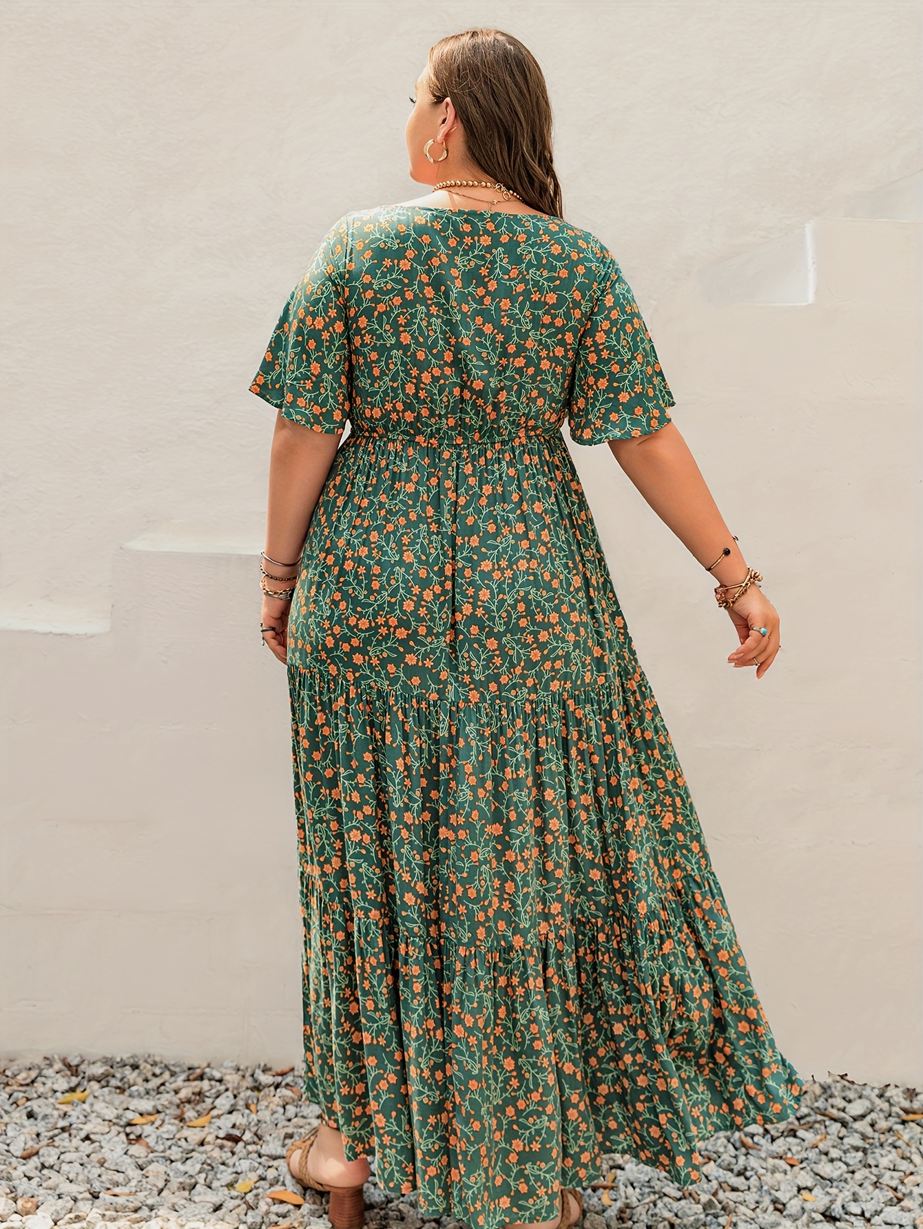 Plus Size Bohemian Long Dress  – обзор и цена Ethnic Fashion Dress