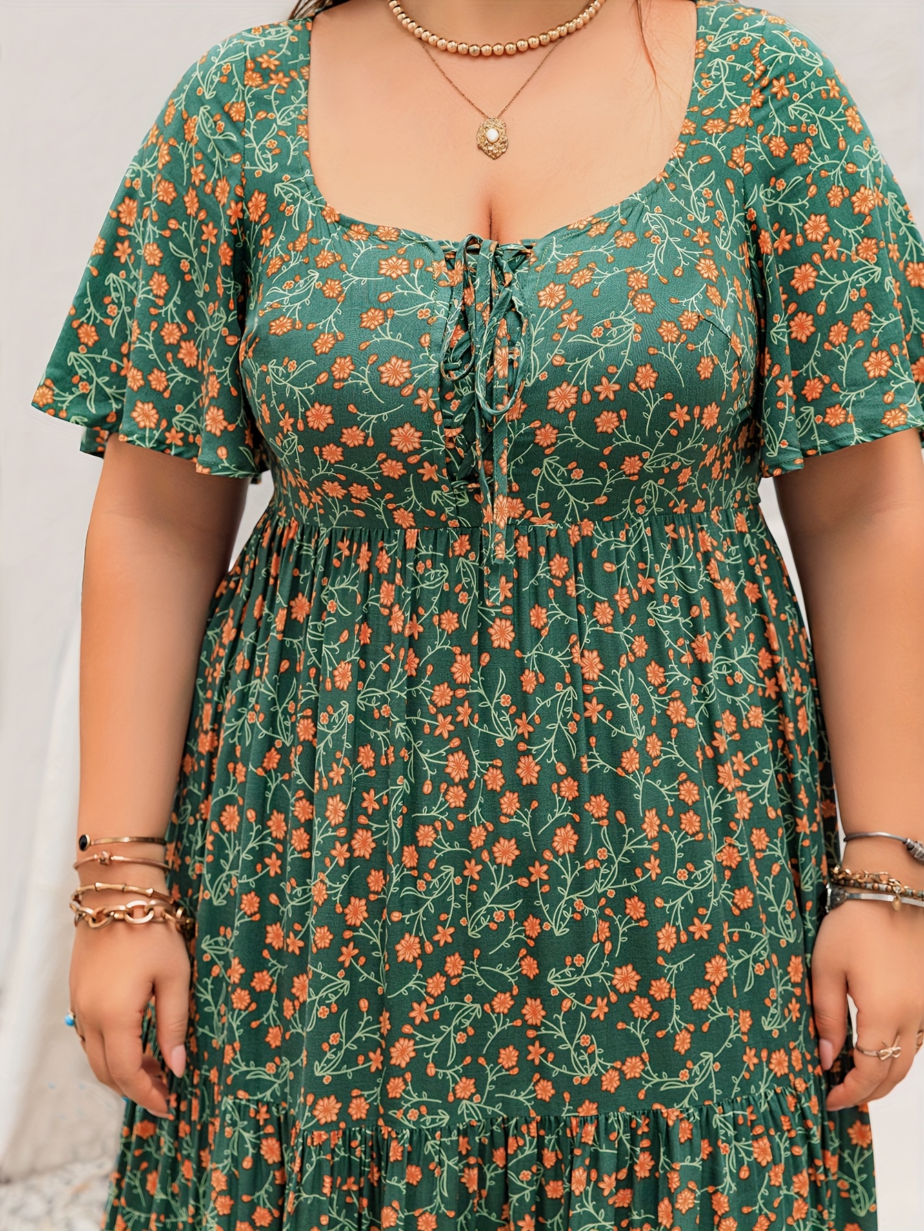 Plus Size Bohemian Long Dress  – обзор и цена Ethnic Fashion Dress