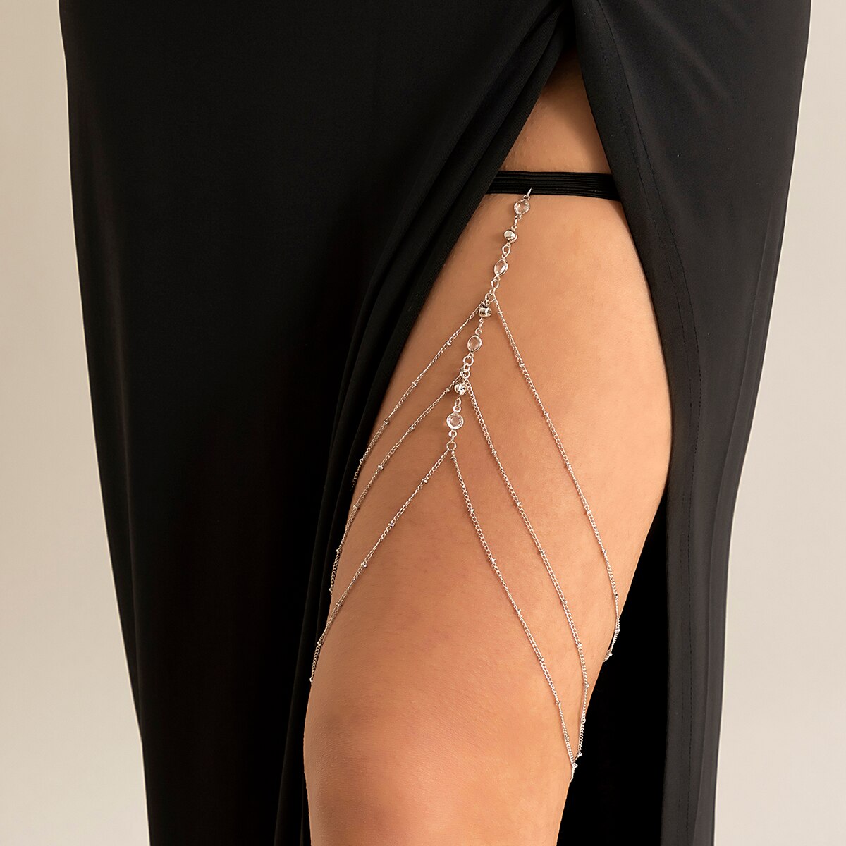 Boho Elastic Band Crystal Leg  – обзор и цена Ethnic Fashion Dress