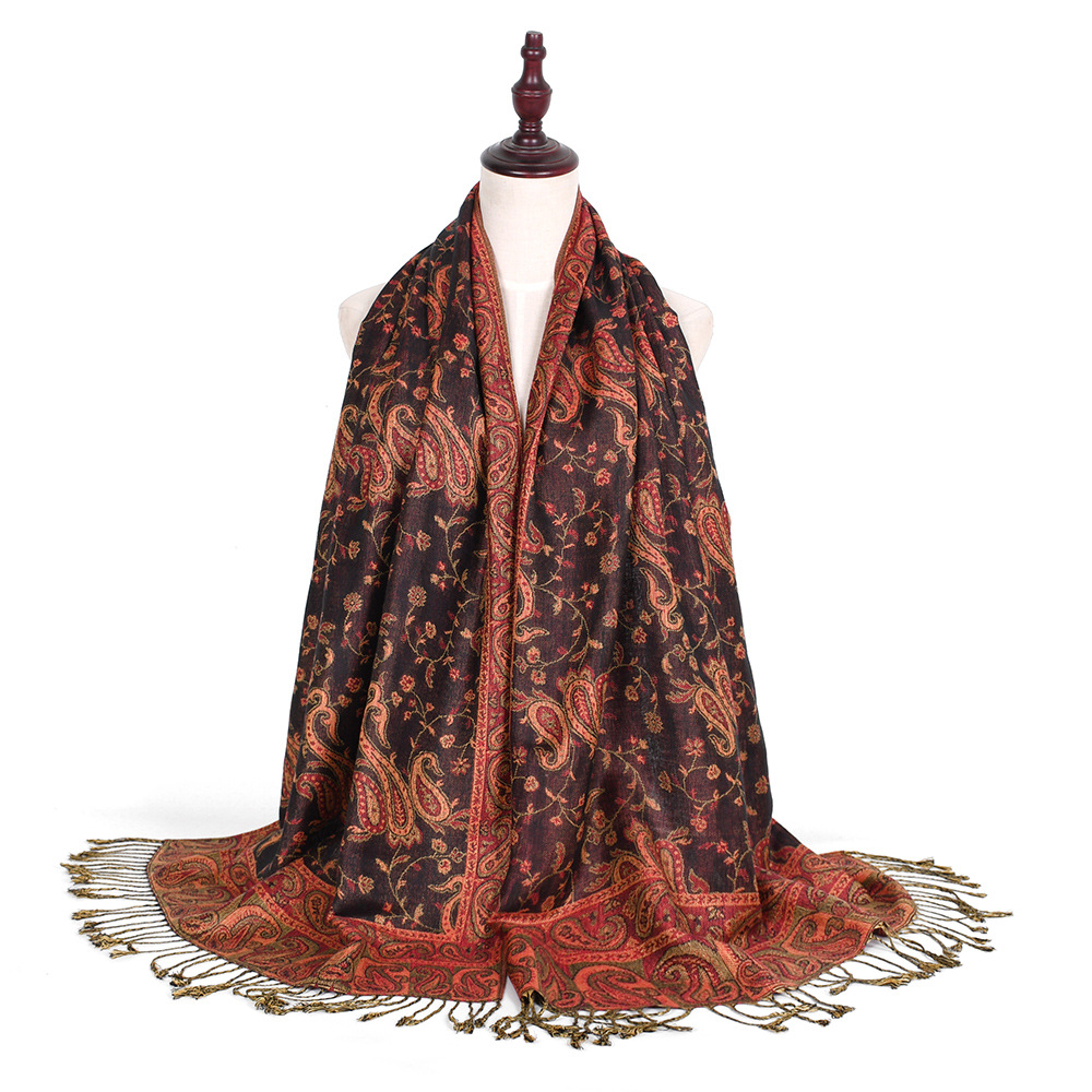 Pashmina Scarf Shawls Paisley  – обзор и цена Go Ethnic Fashion