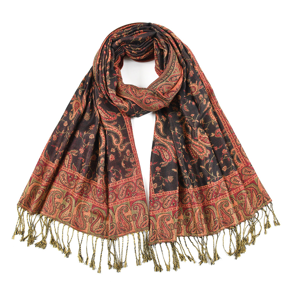 Pashmina Scarf Shawls Paisley  – обзор и цена Go Ethnic Fashion