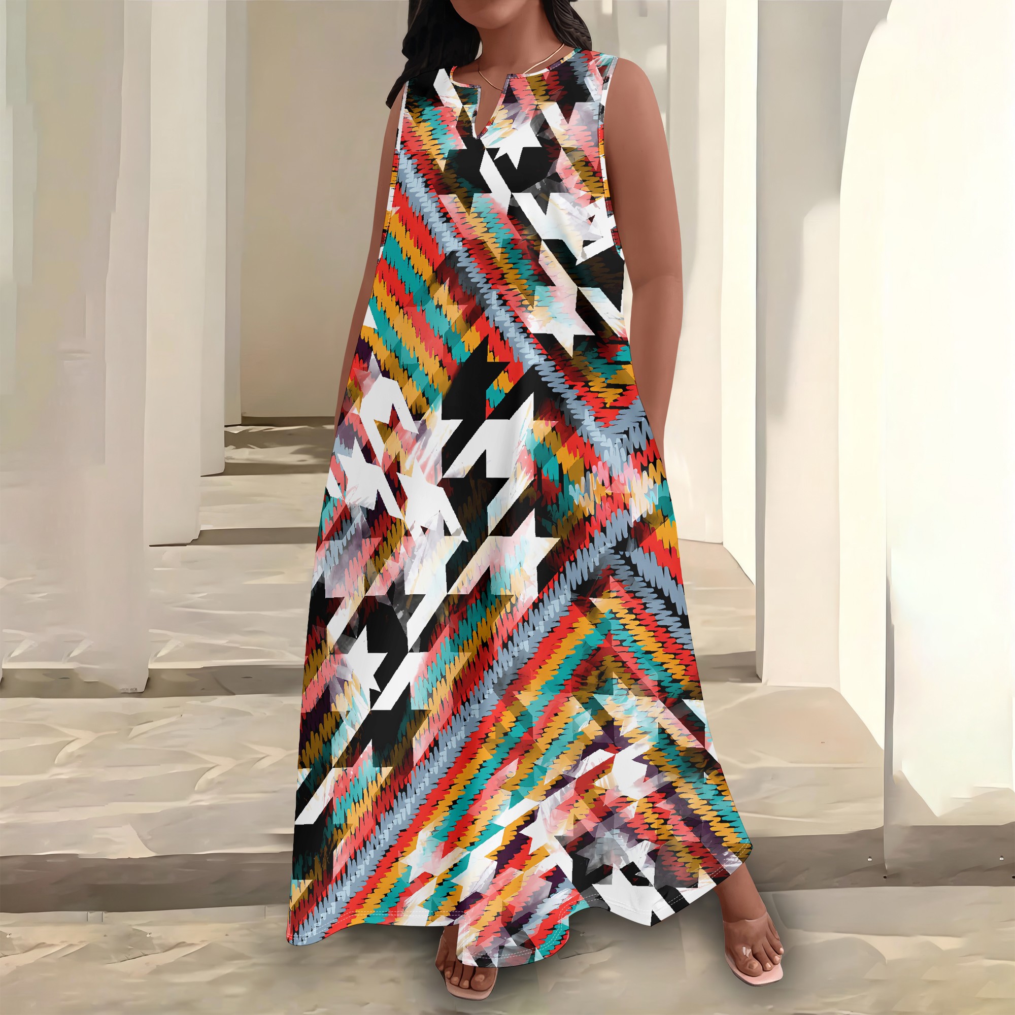 Plus Size Women's  Summerl Fas – обзор и цена Ethnic Fashion Dress