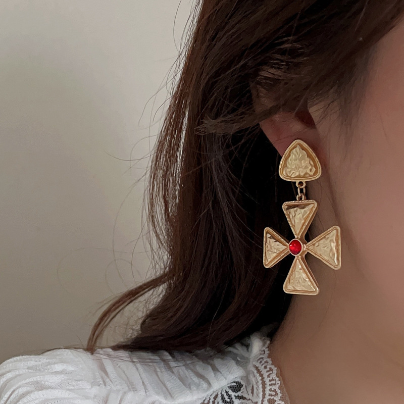 Punk Metal Geometric Drop Earr – обзор и цена Y2K Ethnic Fashion
