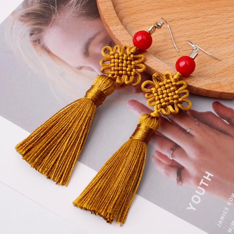 Colorful Thread Braided Chines – обзор и цена Y2K Ethnic Fashion