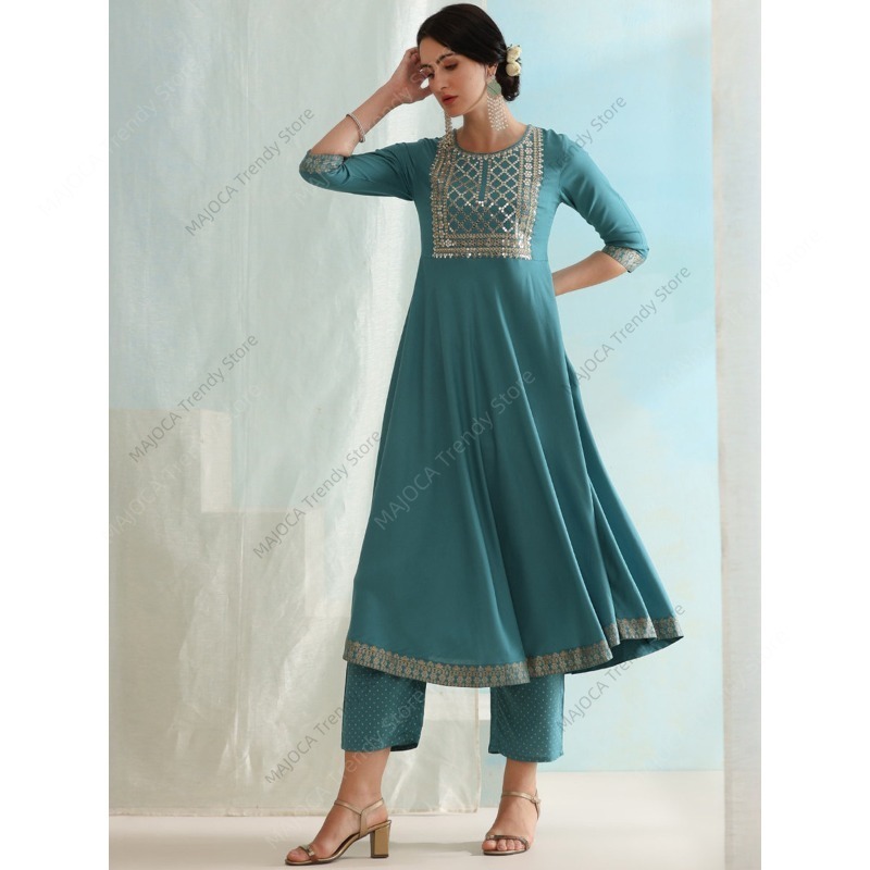 Peacock Blue Indian Women 3 Pi – обзор и цена Salwar Kameez Set