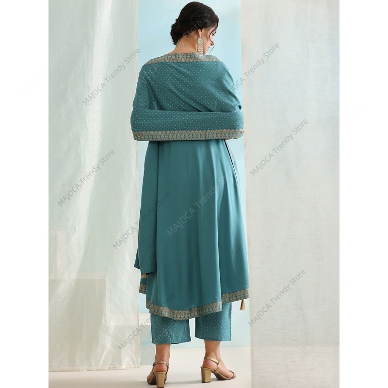Peacock Blue Indian Women 3 Pi – обзор и цена Salwar Kameez Set