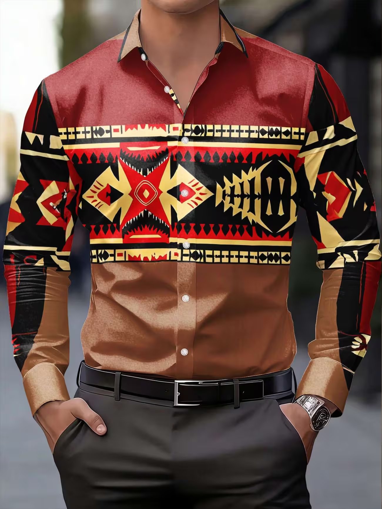 New Red Brown Indian Tribe Tot – обзор и цена Fashion Ethnic Indian Clothing