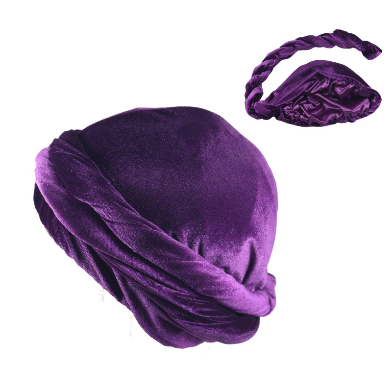 Solid Color Men's Velvet Head  – обзор и цена Ethnic Fashion Design