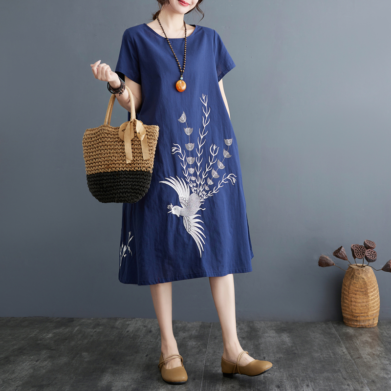 Summer 2024 Women's Mid-Length – обзор и цена Ethnic Fashion Dress