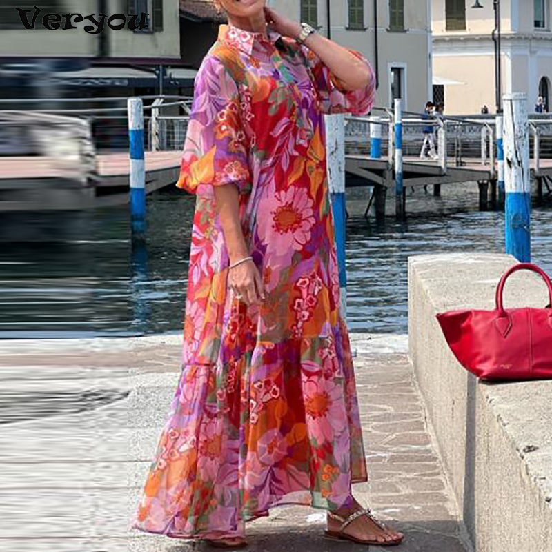 Plus Size Dress Women Turn Dow – обзор и цена Ethnic Fashion Dress