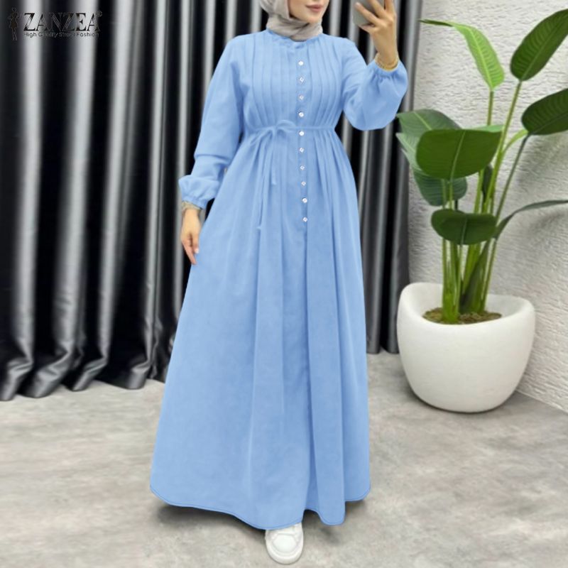 ZANZEA Muslim Hijabis Women's  – обзор и цена Abaya Modest Wear