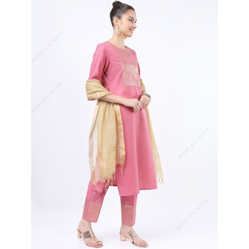 Indian/Pakistani Women's Pink  – обзор и цена Salwar Kameez Set