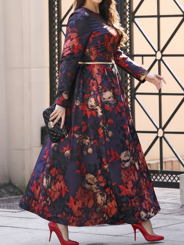 DEVCHATA Plus Size Women Vinta – обзор и цена Ethnic Fashion Dress