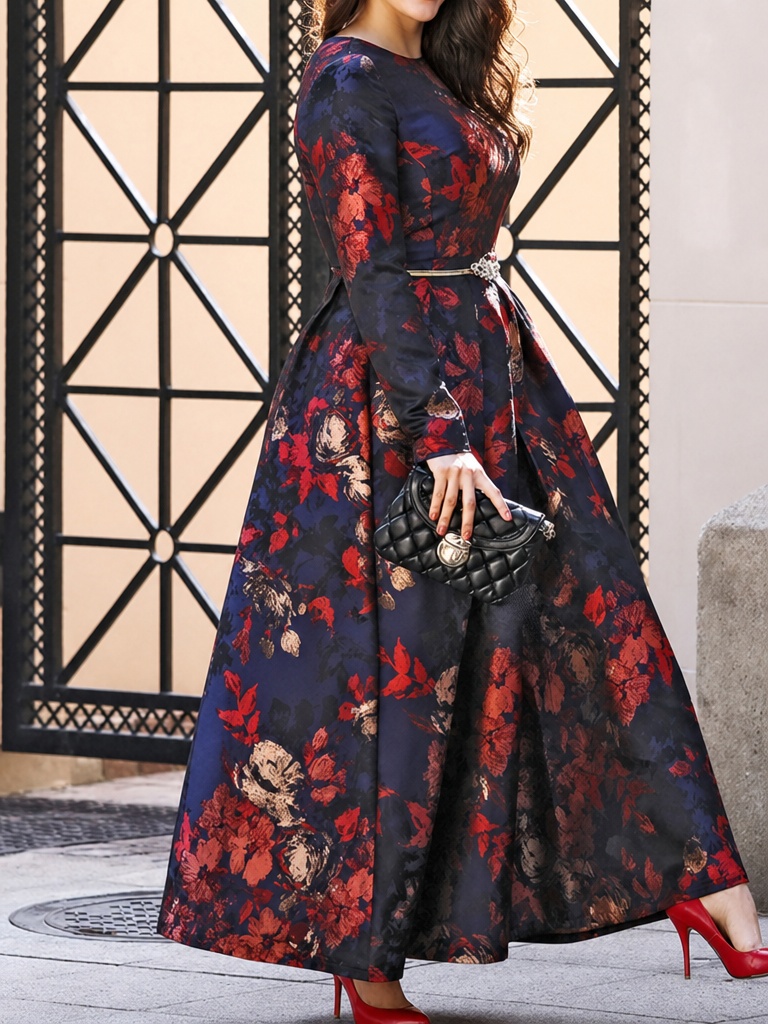 DEVCHATA Plus Size Women Vinta – обзор и цена Ethnic Fashion Dress