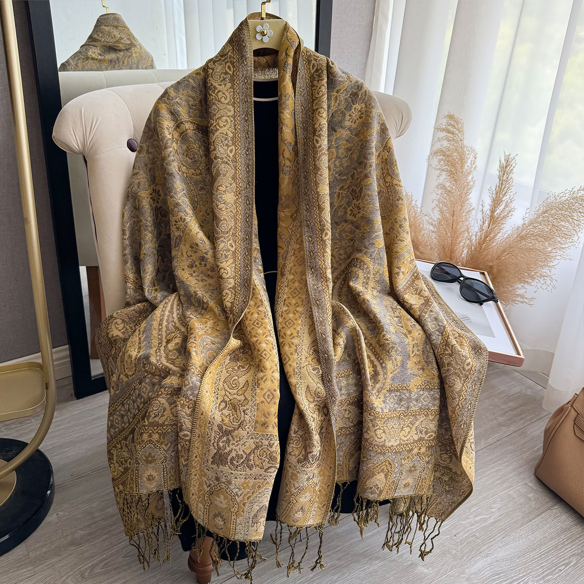 2025 Tassel Blanket Design Eth – обзор и цена Winter Ethnic Fashion For Women