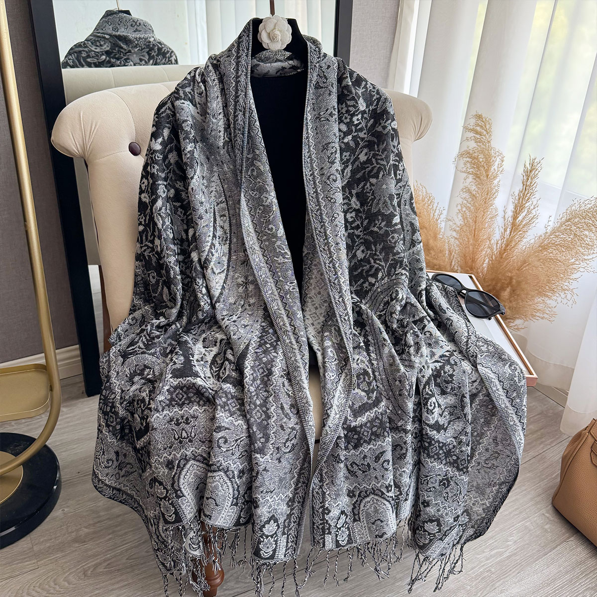 2025 Tassel Blanket Design Eth – обзор и цена Winter Ethnic Fashion For Women