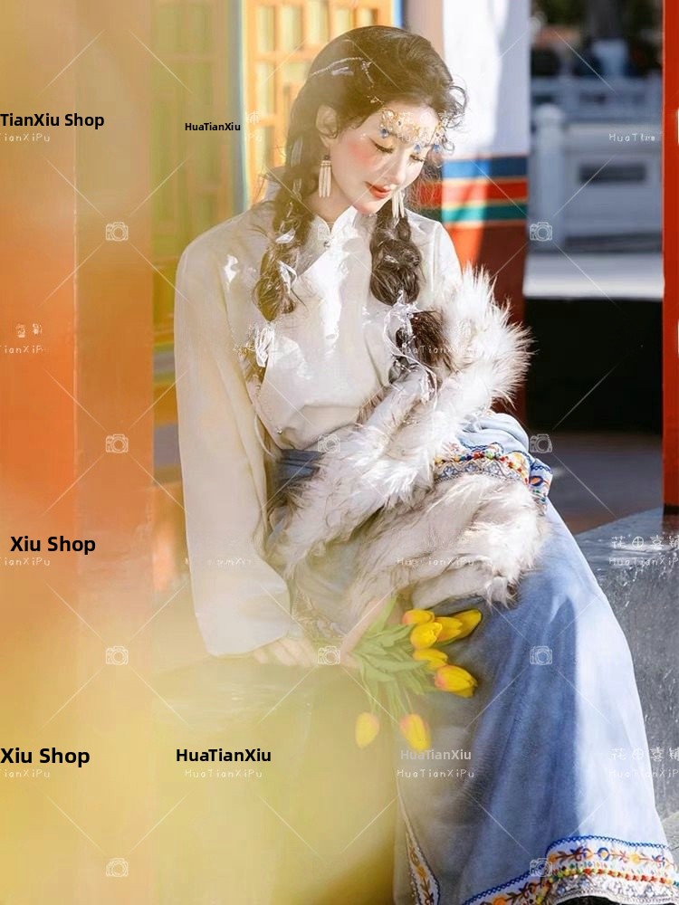 Tibetan Ethnic Women's  Robe F – обзор и цена Ethnic Clothing & Online Fashion Store Khaadi Us