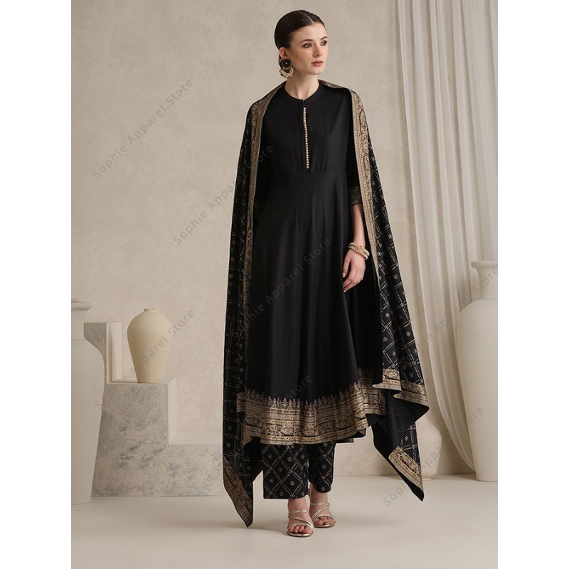 Elegant Black Indian Salwar Ka – обзор и цена Salwar Kameez Set