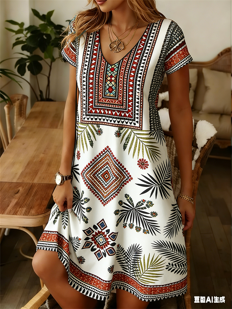 Ethnic Style Women Dress Summe – обзор и цена Ethnic Fashion Dress