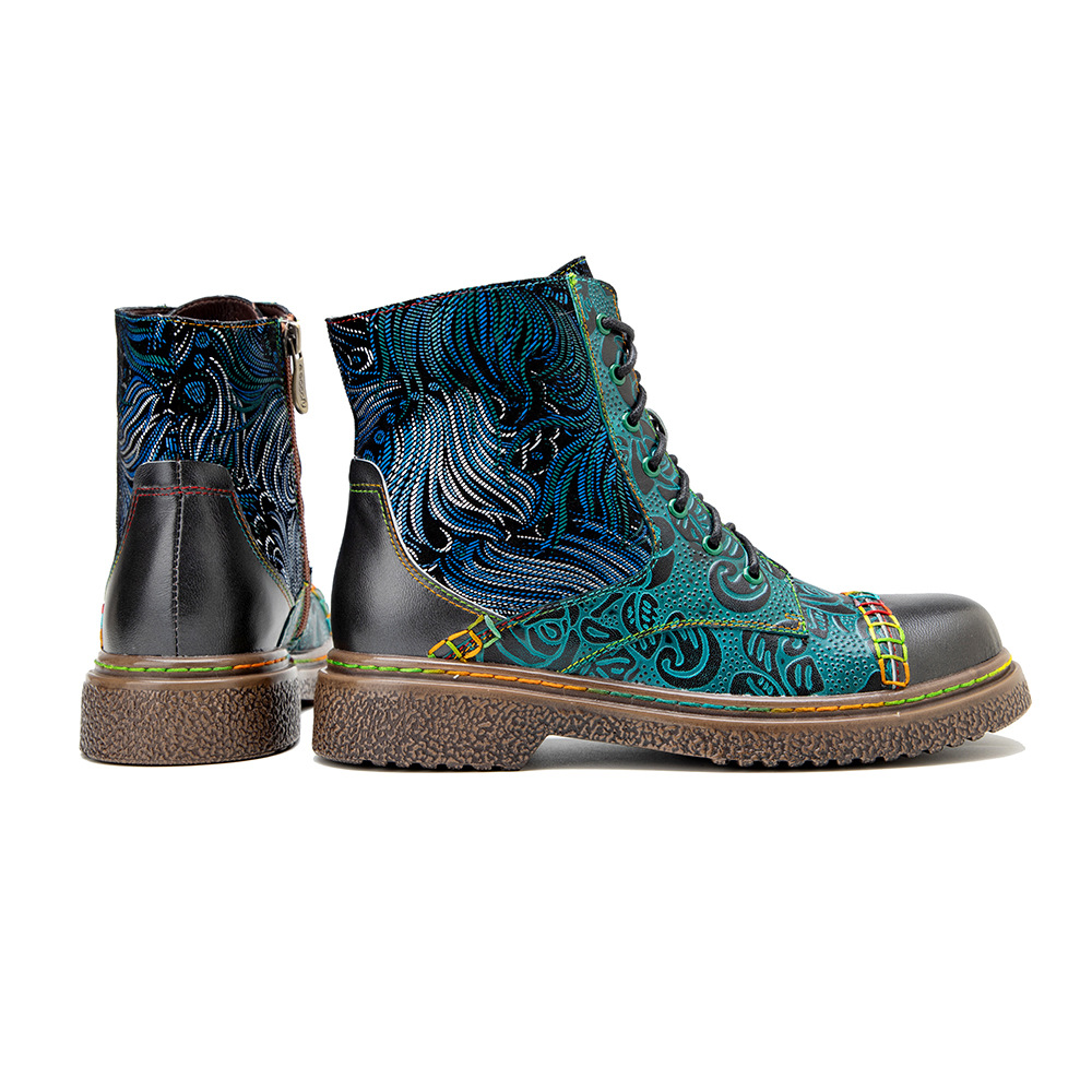 Socofy Raffan winter Ankle Lad – обзор и цена Ethnic Fabric