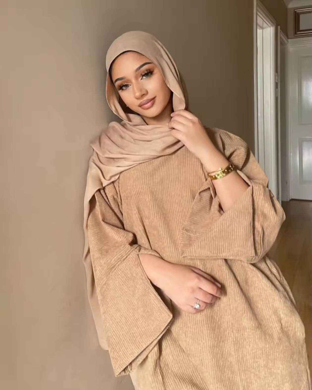 Corduroy Ramadan Dubai Abaya D – обзор и цена Abaya Modest Wear