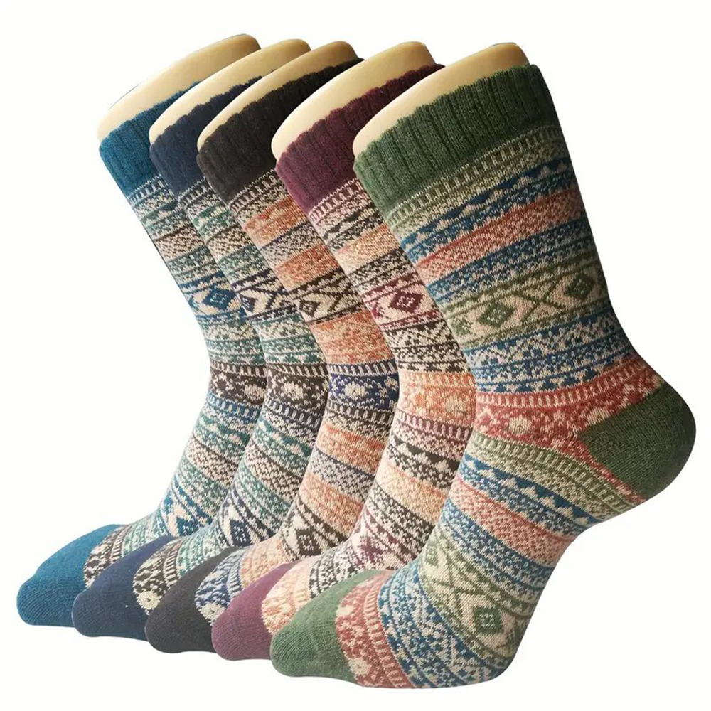 5 Pairs Autumn Winter Thick Wa – обзор и цена Winter Ethnic Fashion For Women