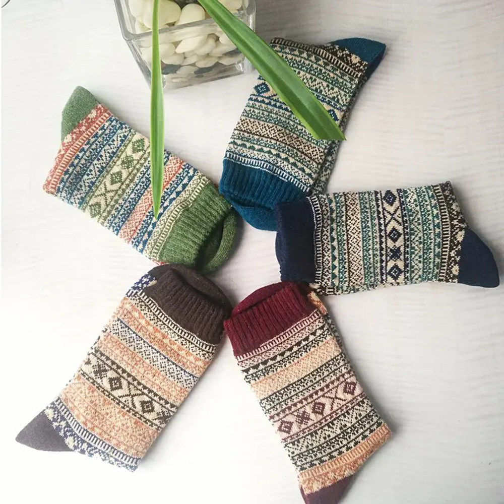 5 Pairs Autumn Winter Thick Wa – обзор и цена Winter Ethnic Fashion For Women